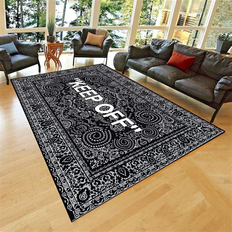 off white rug fake